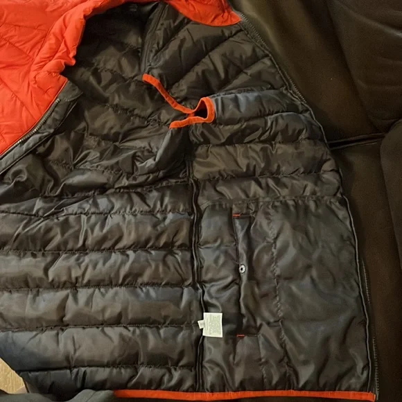 Men’s Orange Red Swiss Tech Jacket - Picture 4 of 6